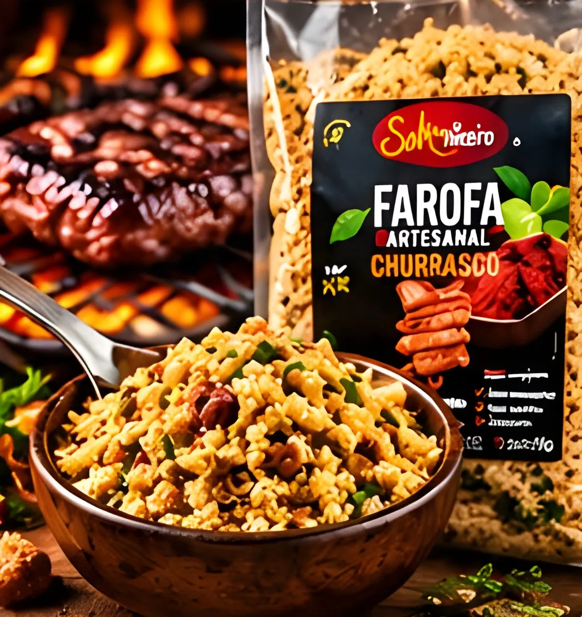 Farofa Artesanal Churrasco — 250g