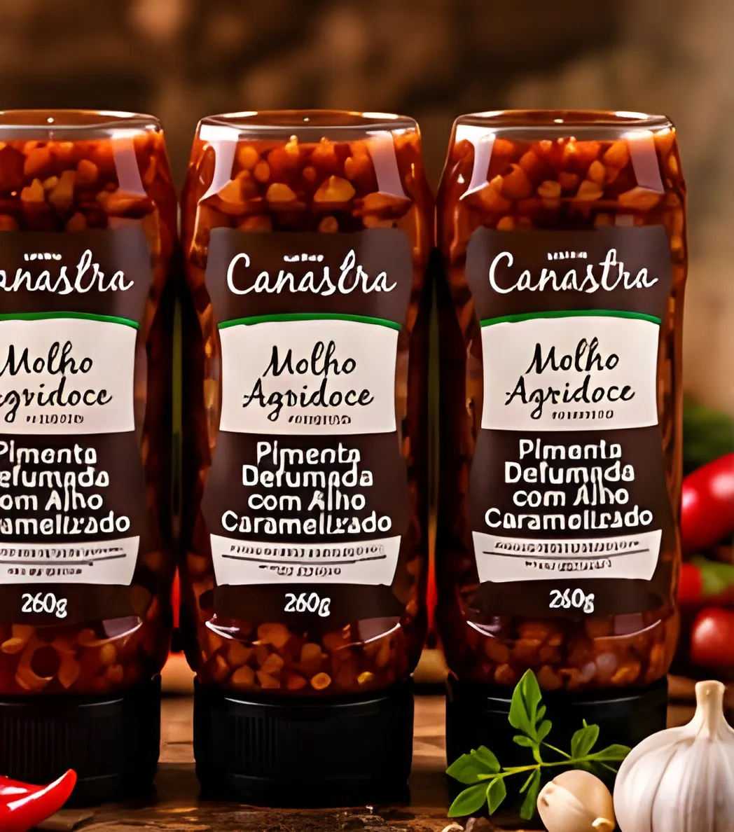 Molho Agridoce Defumado com Alho Caramelizado — 260g