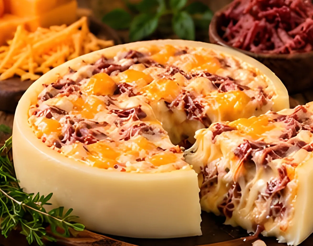 Queijo Trufado Cheddar com Carne Seca — 350g